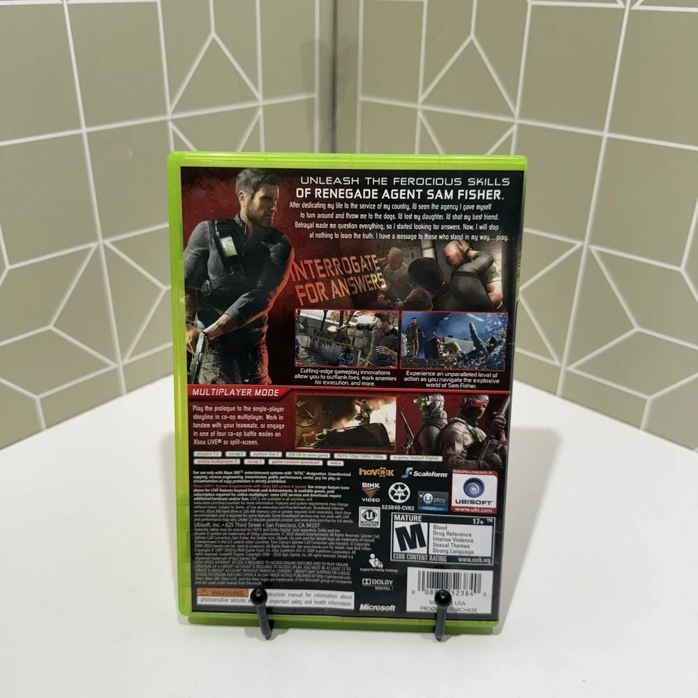 Microsoft Xbox 360 Splinter Cell Conviction‎